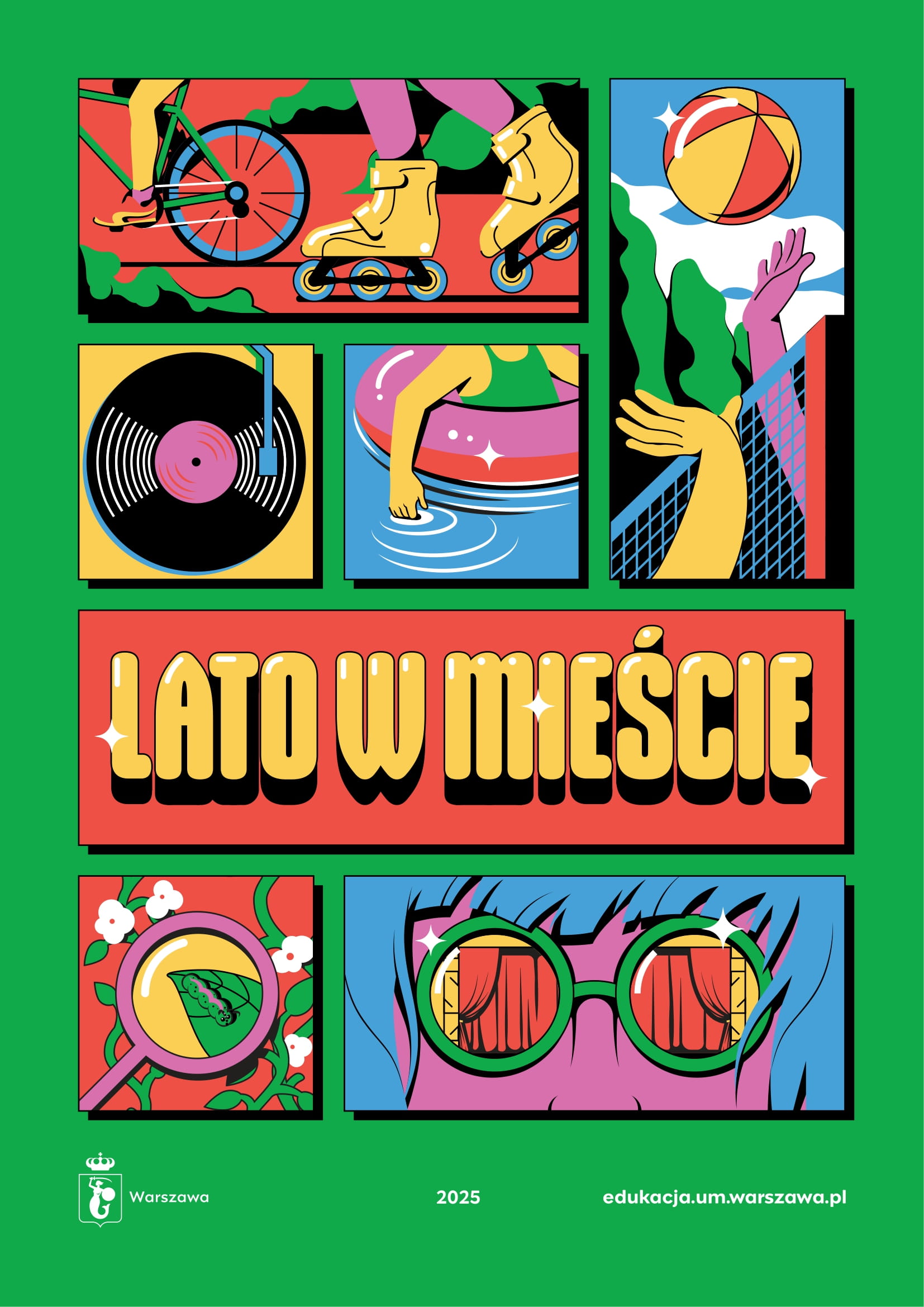 lato w mieście - plakat