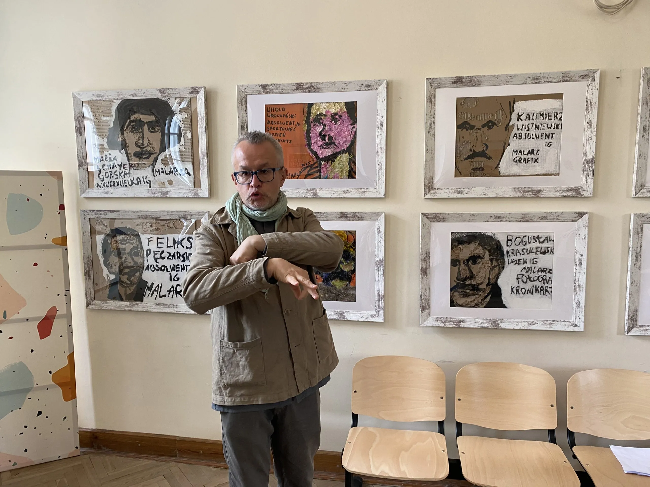 Otwarcie wystawy prac plastycznych