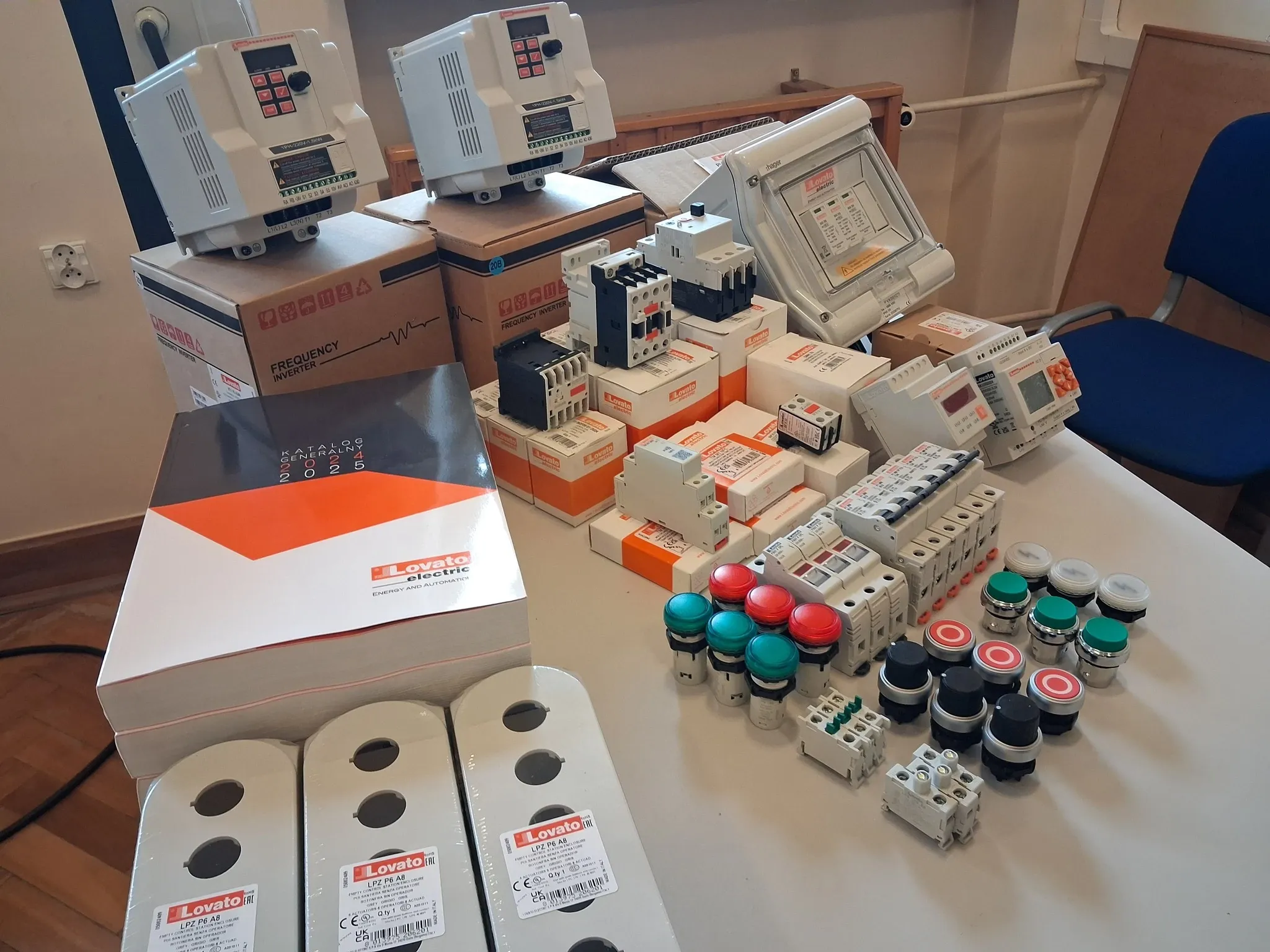 Podziękowania dla firmy Lovato Electric Polska