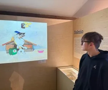 uczniowie na wycieczce