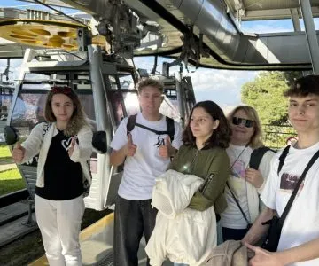 Uczniowie na wycieczce w Barcelonie