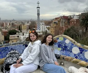 Uczniowie na wycieczce w Barcelonie