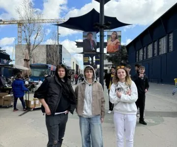 Uczniowie na wycieczce w Barcelonie