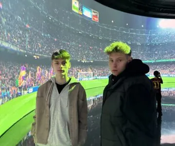 Uczniowie na wycieczce w Barcelonie