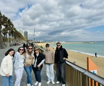 Uczniowie na wycieczce w Barcelonie