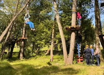 uczniowie na wycieczce