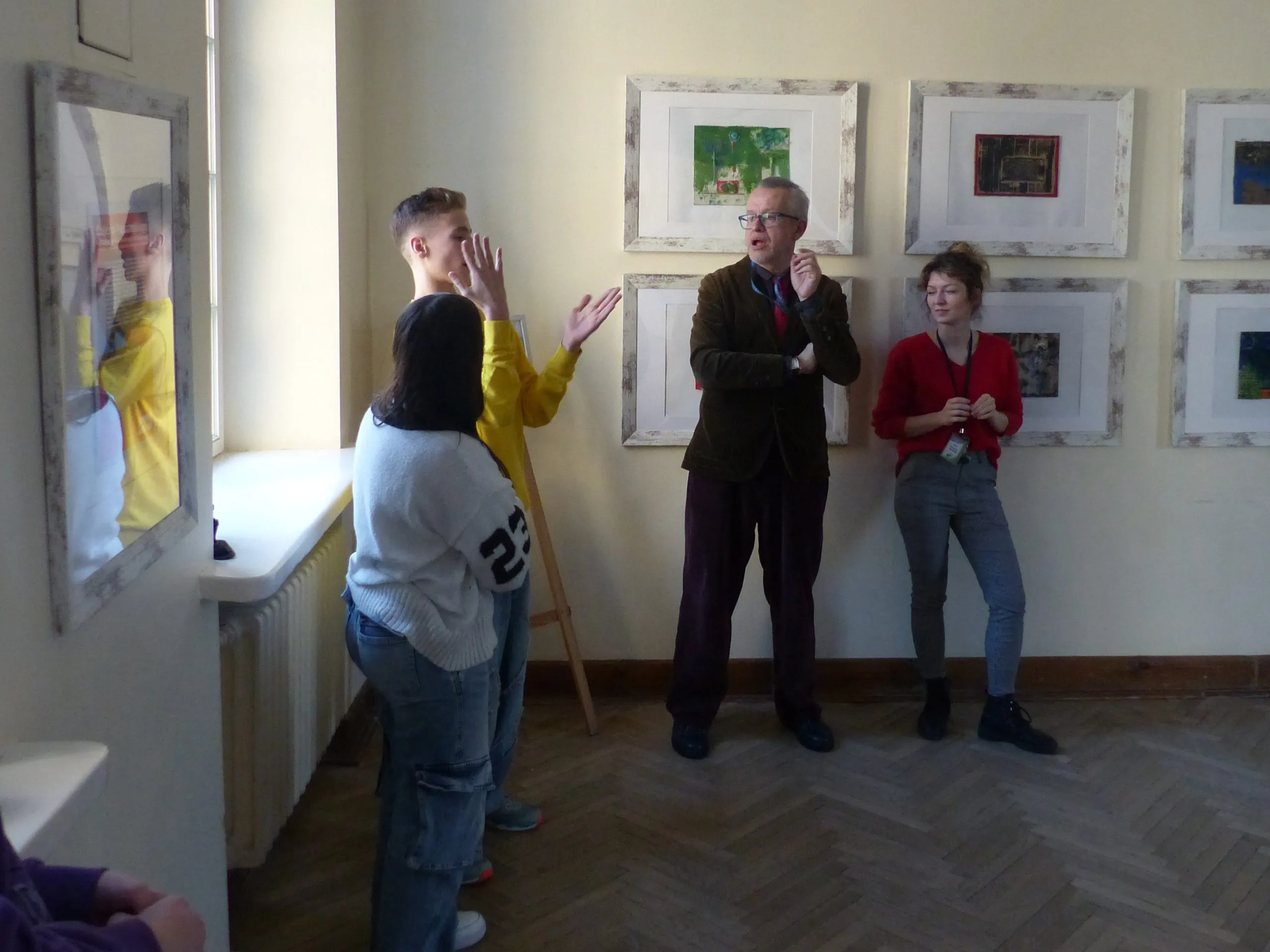 Otwarcie Galerii Pęczarskiego w Instytucie Głuchoniemych w Warszawie