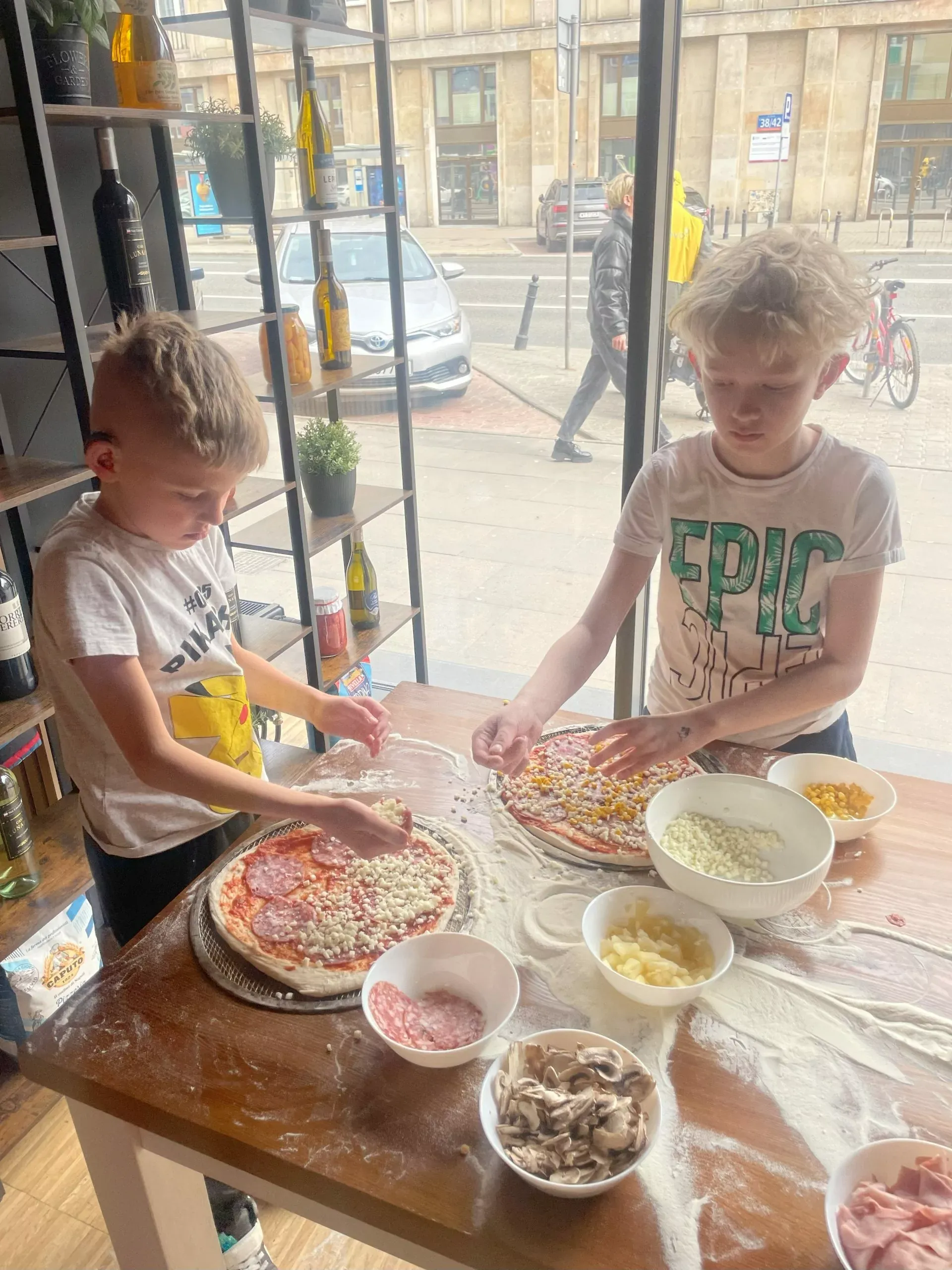 warsztataty z przygotowywania pizzy