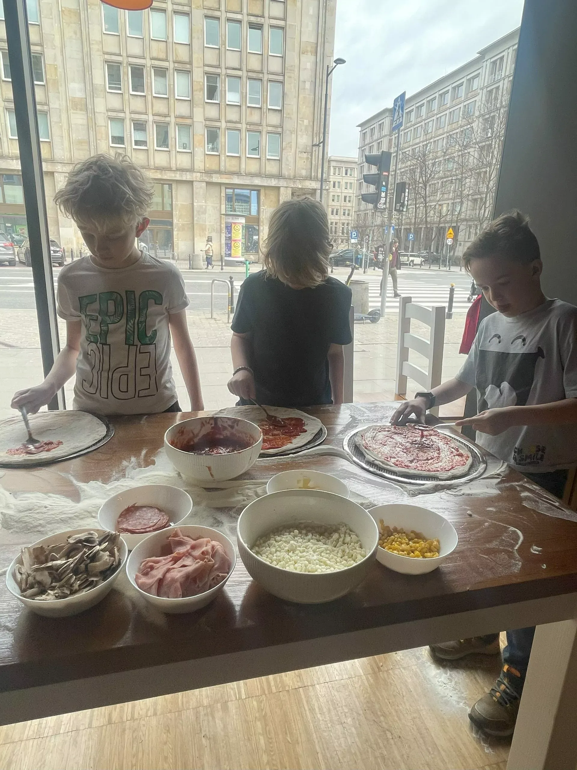 warsztataty z przygotowywania pizzy