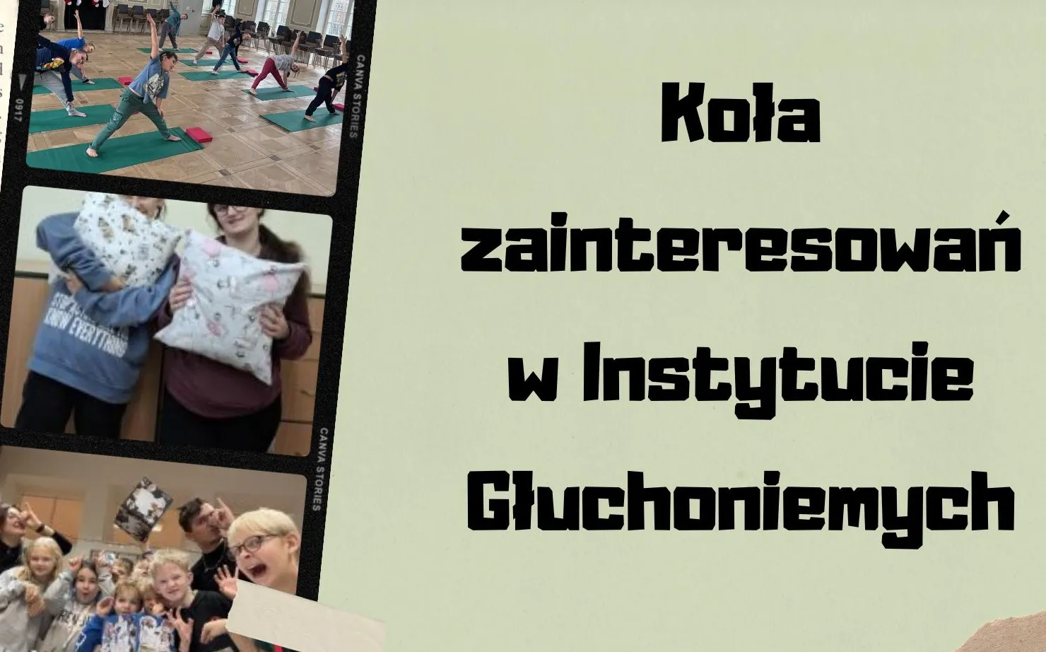 Koła pozalekcyjne w IG