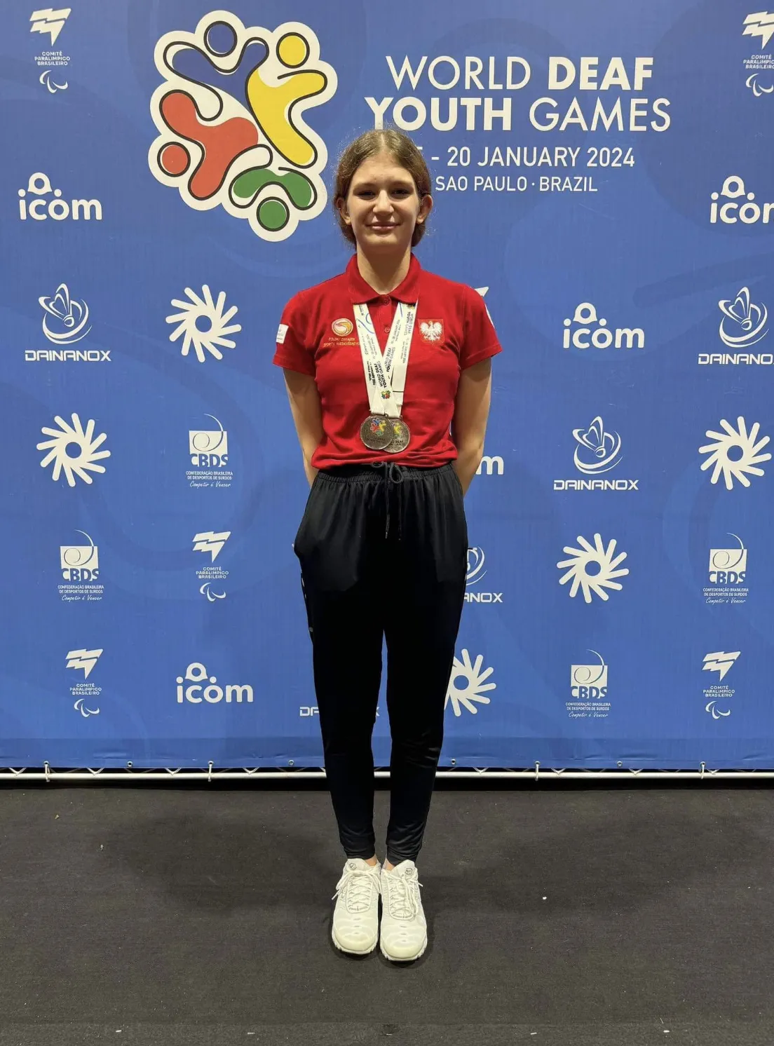 Laura Jarzewicz srebrną medalistką World Deaf Youth Games