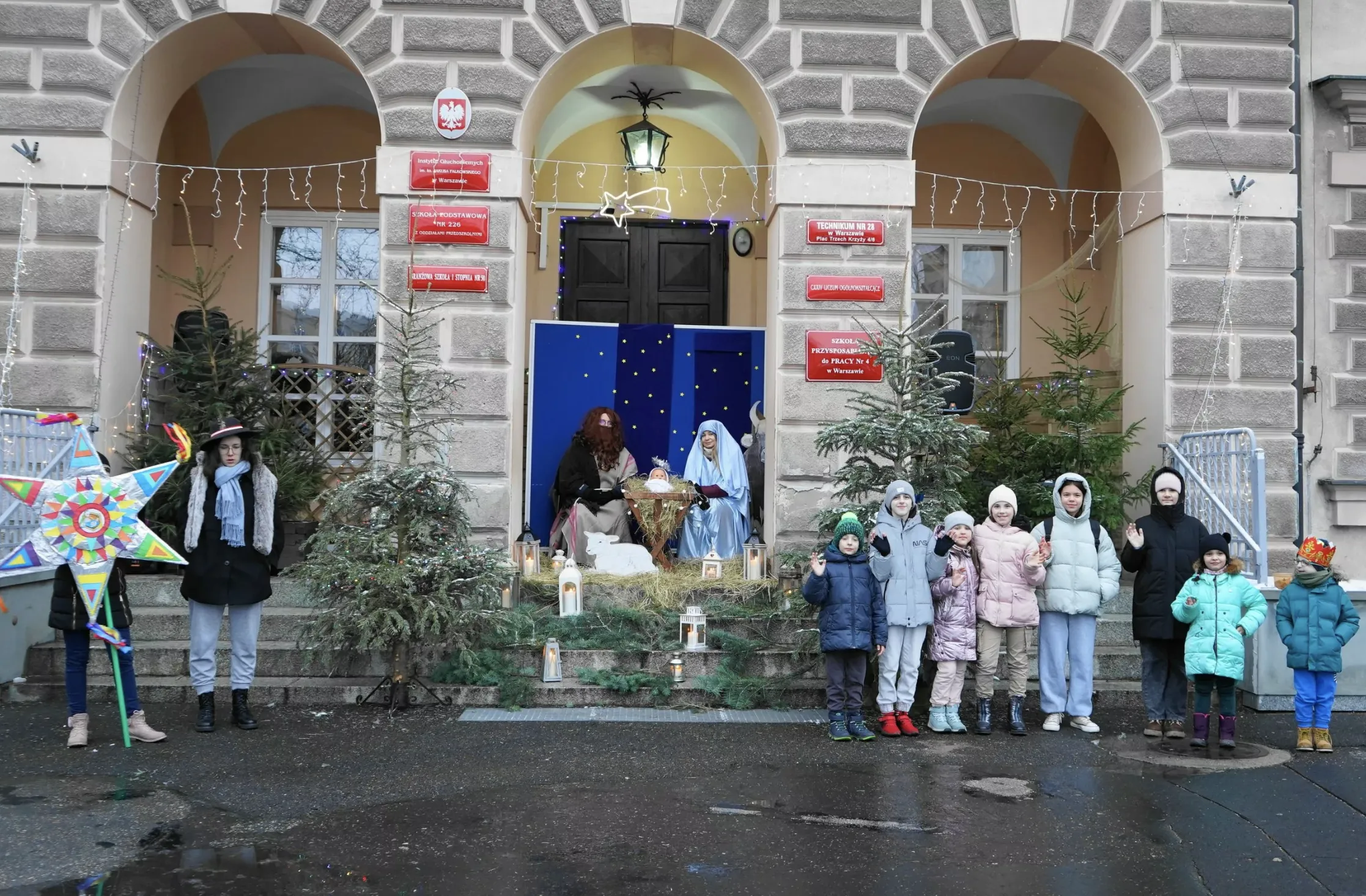 Żywa Szopka w Instytucie Głuchoniemych