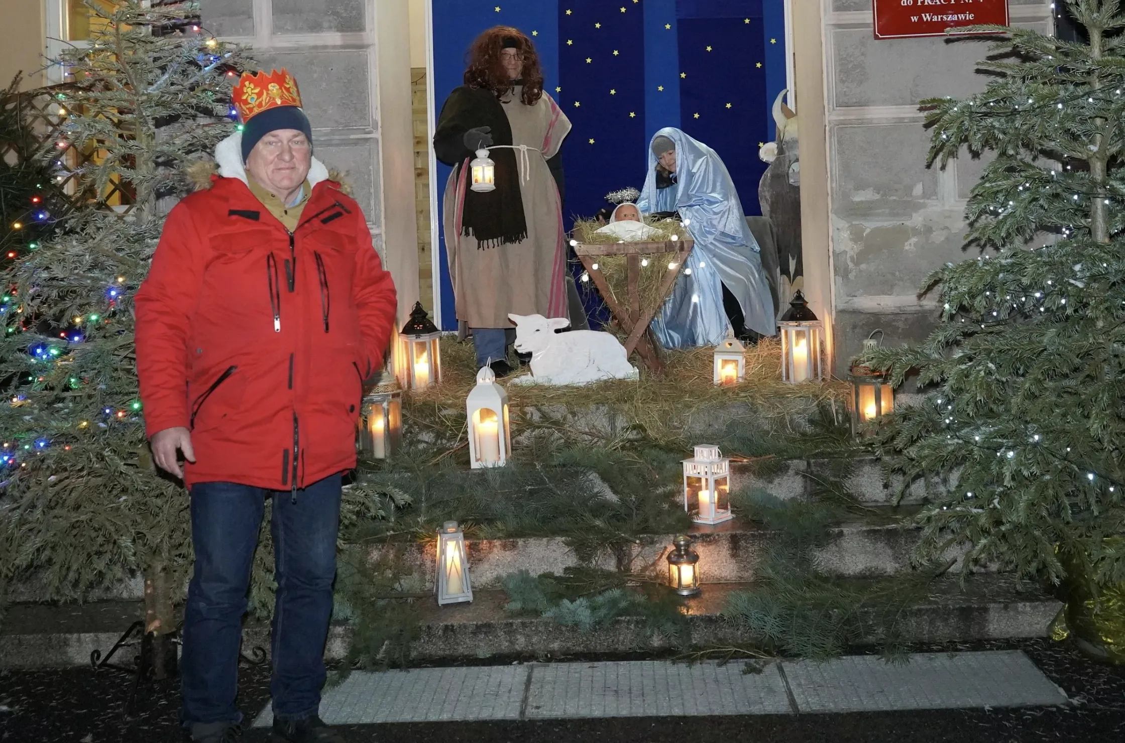 Żywa Szopka w Instytucie Głuchoniemych