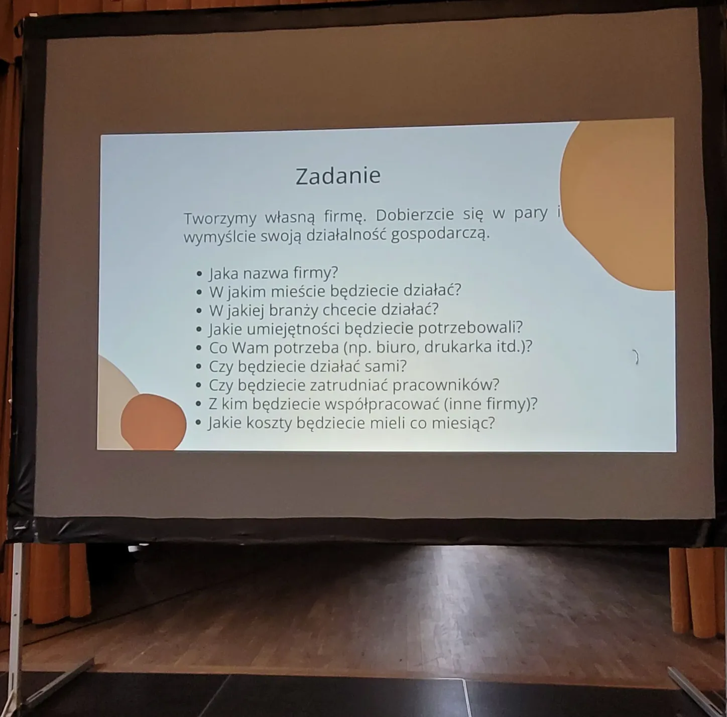 Warsztaty z cyklu „Przedsiębiorczość w praktyce”