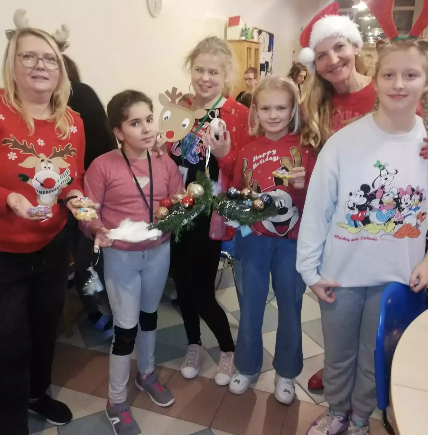 Świąteczne warsztaty Bożonarodzeniowe w internacie