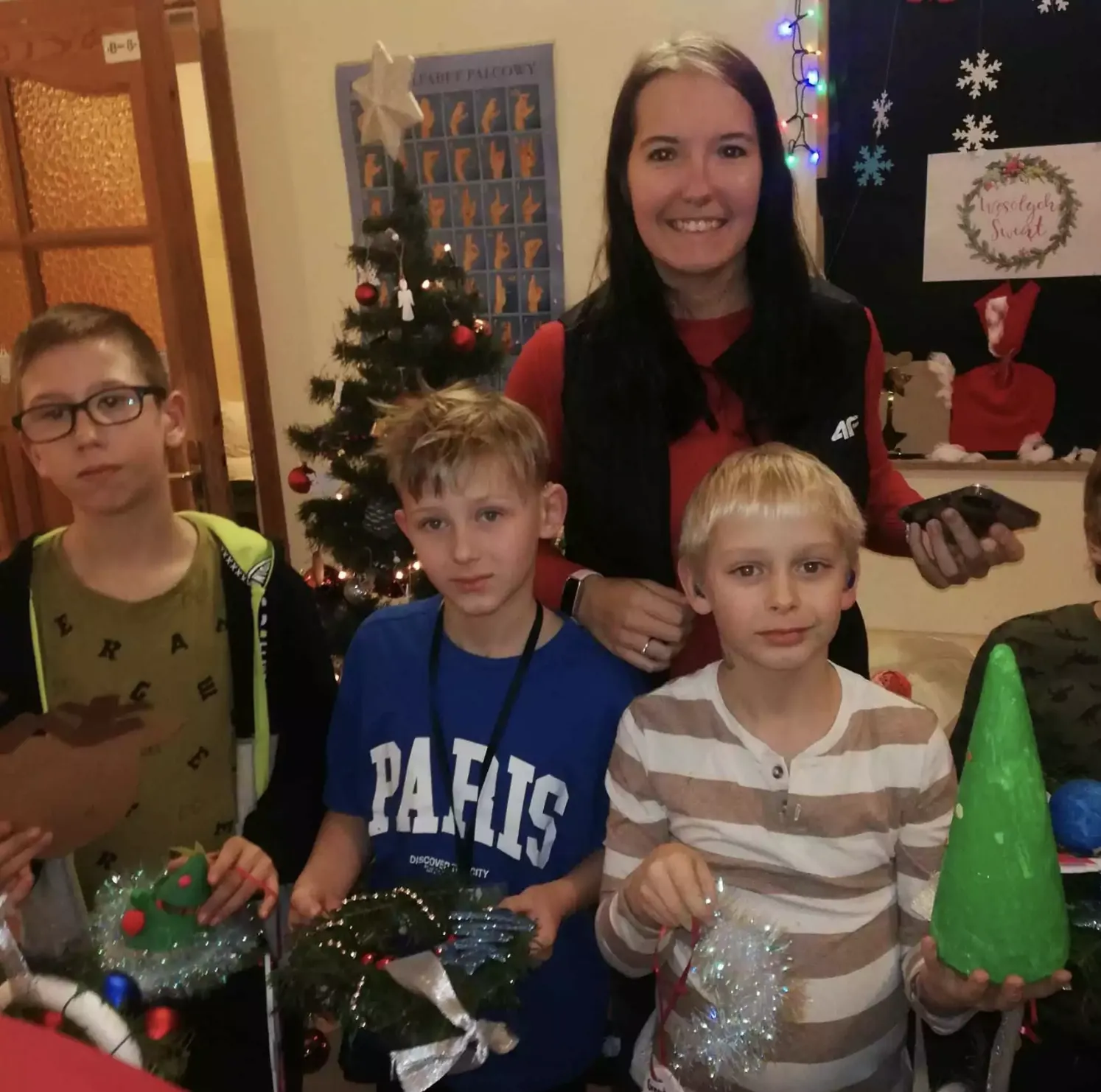 Świąteczne warsztaty Bożonarodzeniowe w internacie