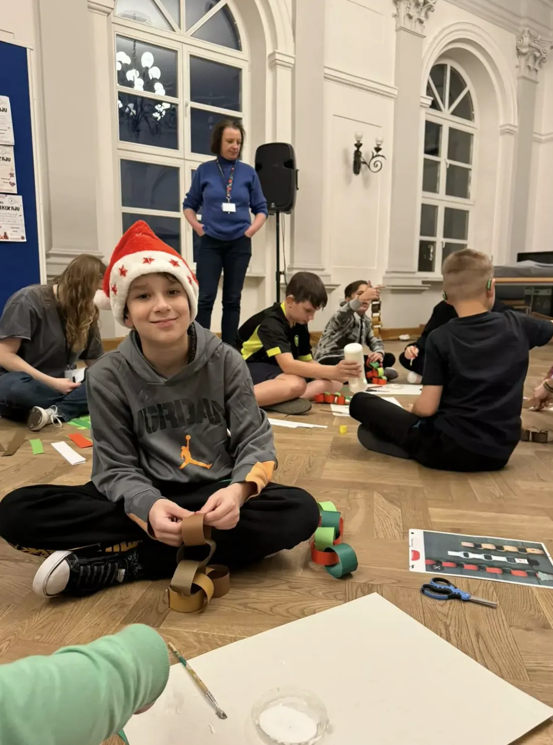 Kalendarz adwentowy w internacie młodszych