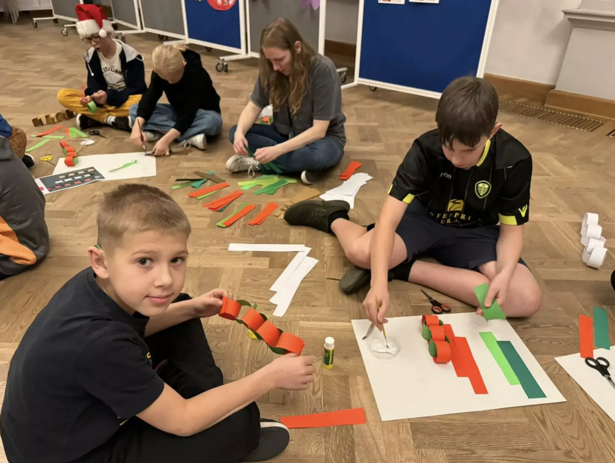 Kalendarz adwentowy w internacie młodszych