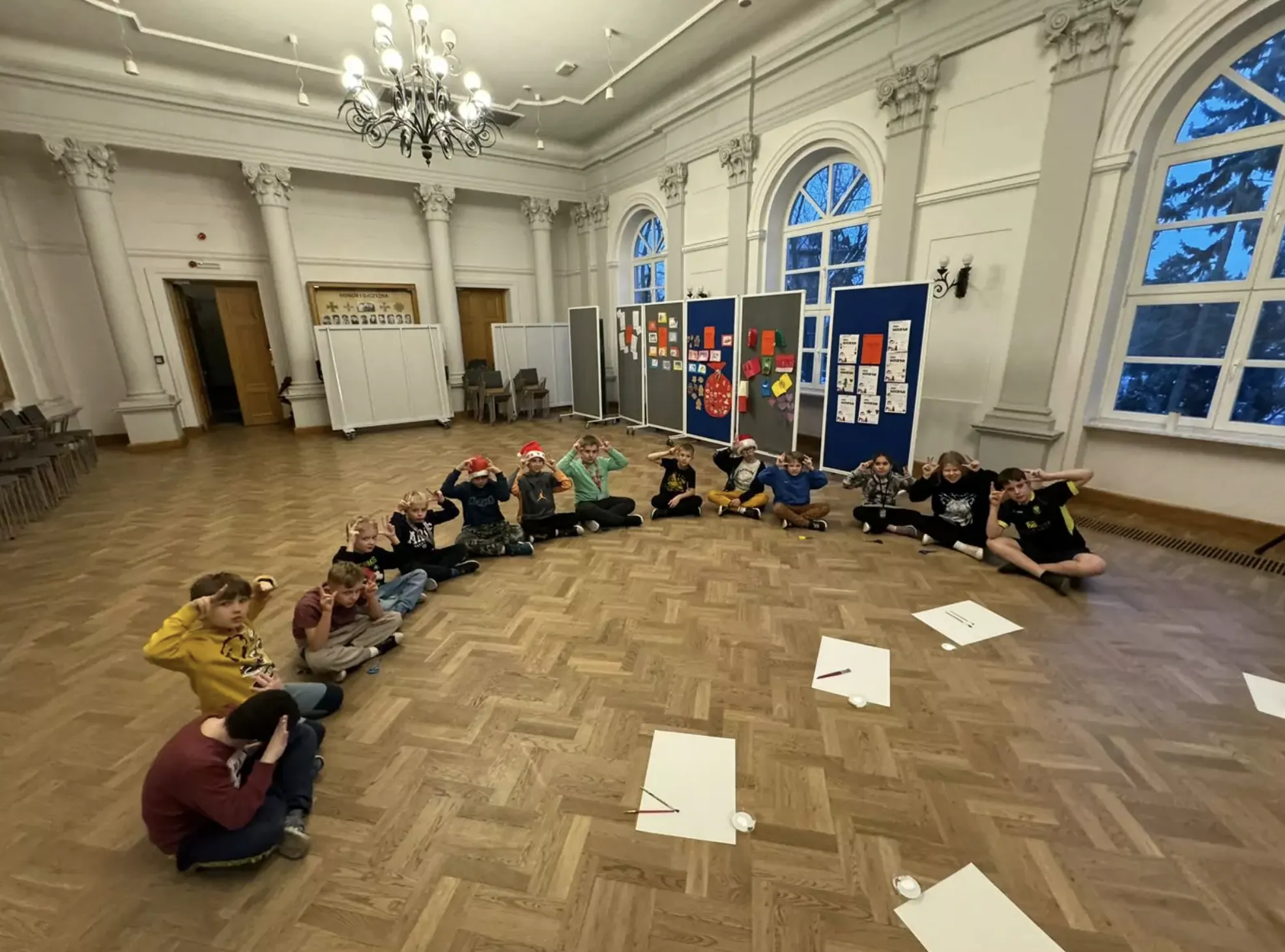 Kalendarz adwentowy w internacie młodszych