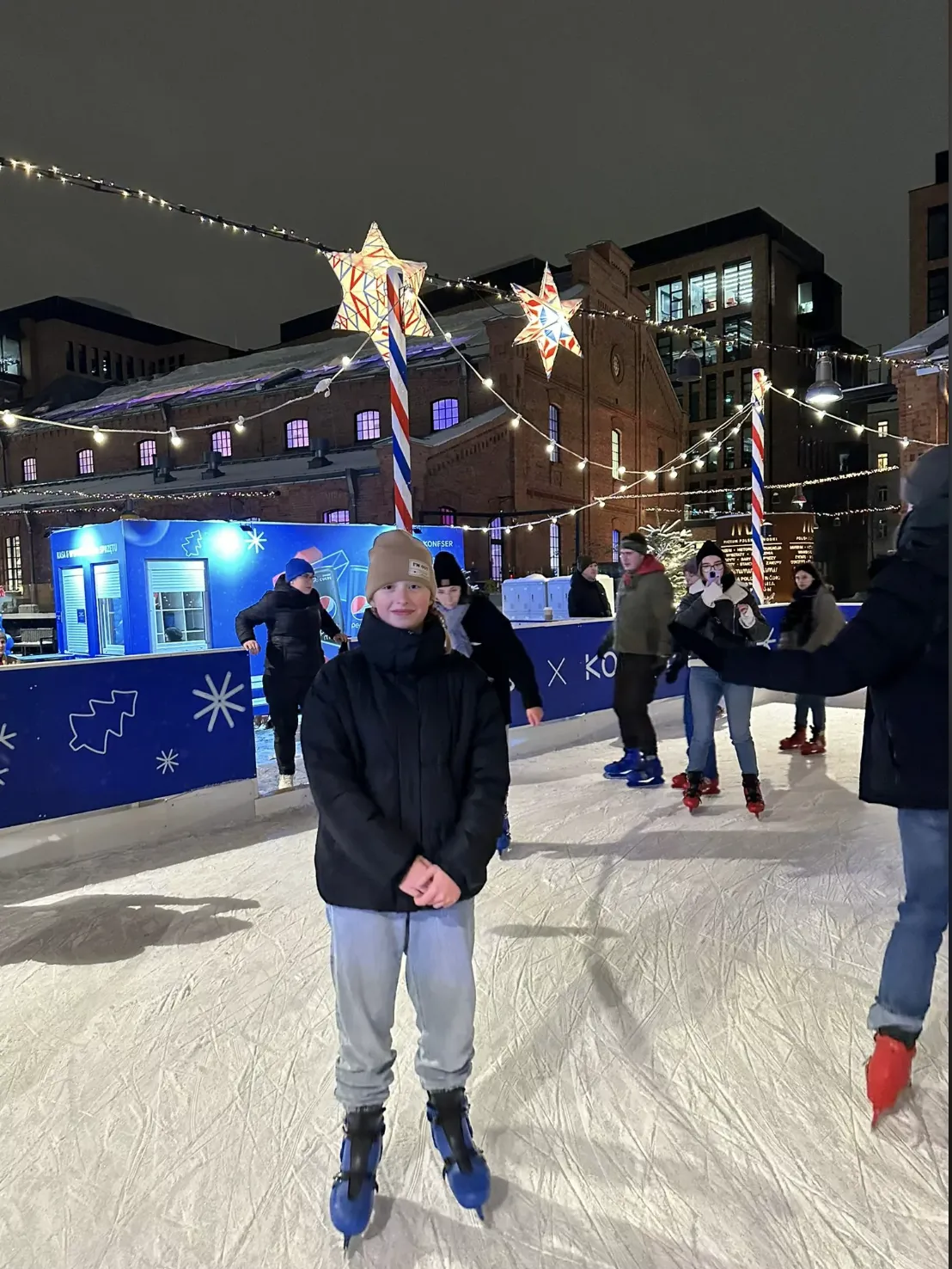 Wieczorne wyjście na łyżwy! Huraaa!