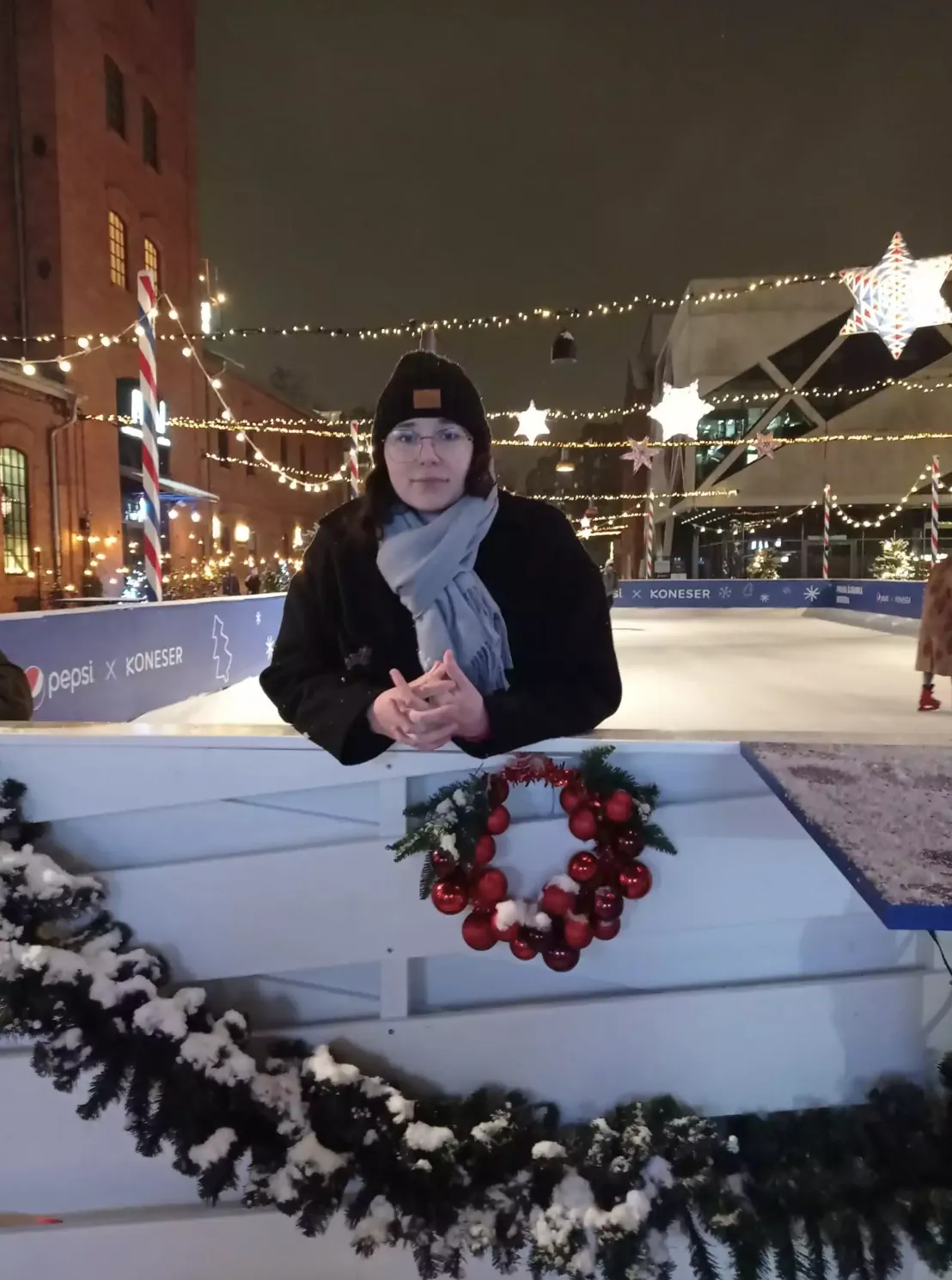 Wieczorne wyjście na łyżwy! Huraaa!