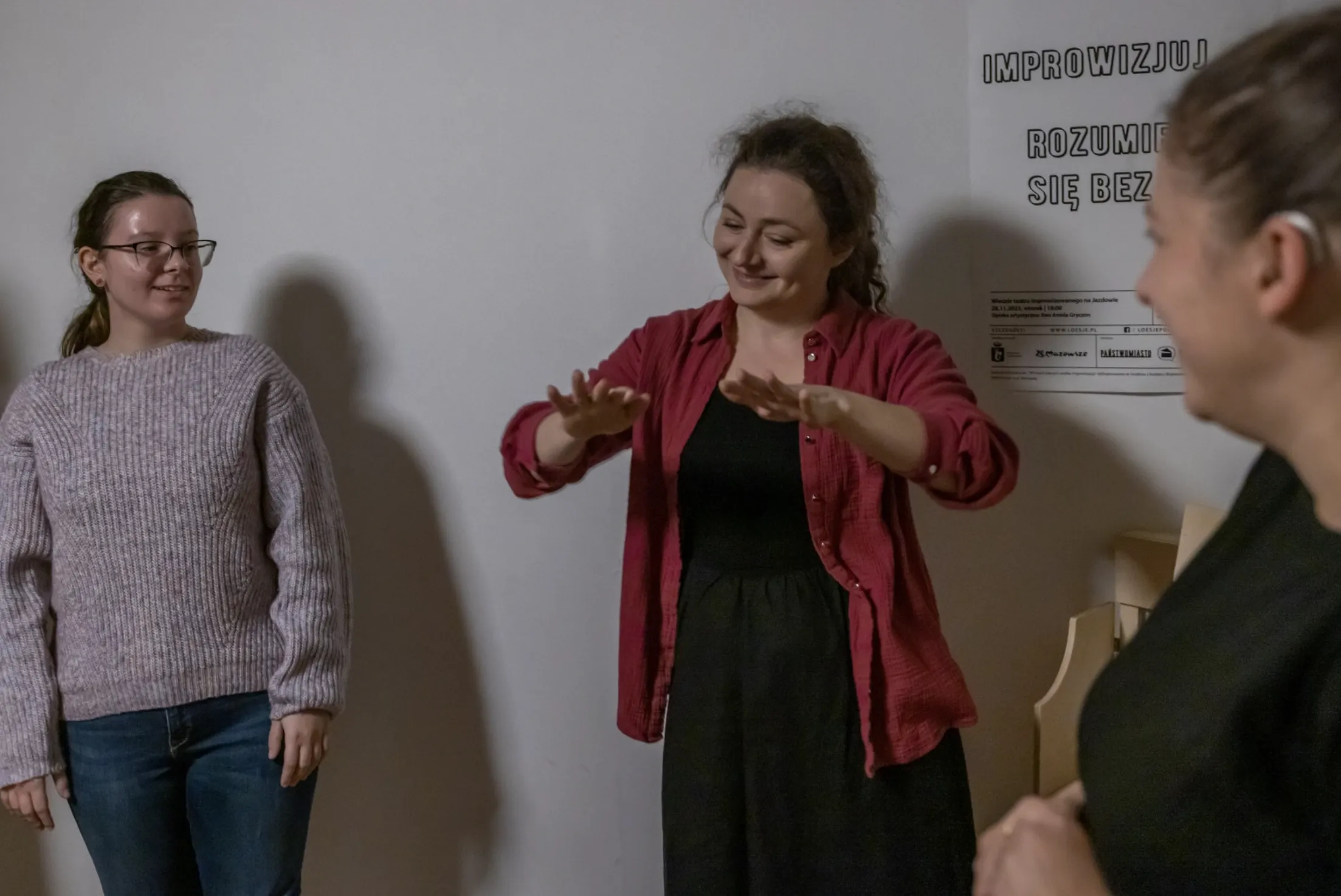 Finał Warsztatów Improwizacji Teatralnych Loesje w Jazdowie