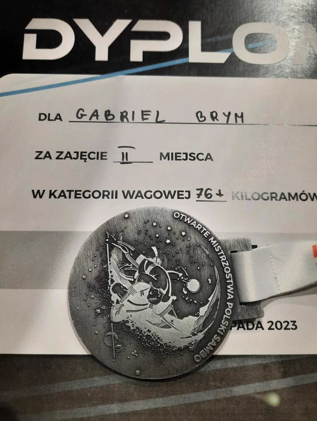 I w sumo i w sambo – nasz Gabriel mistrzem jest!