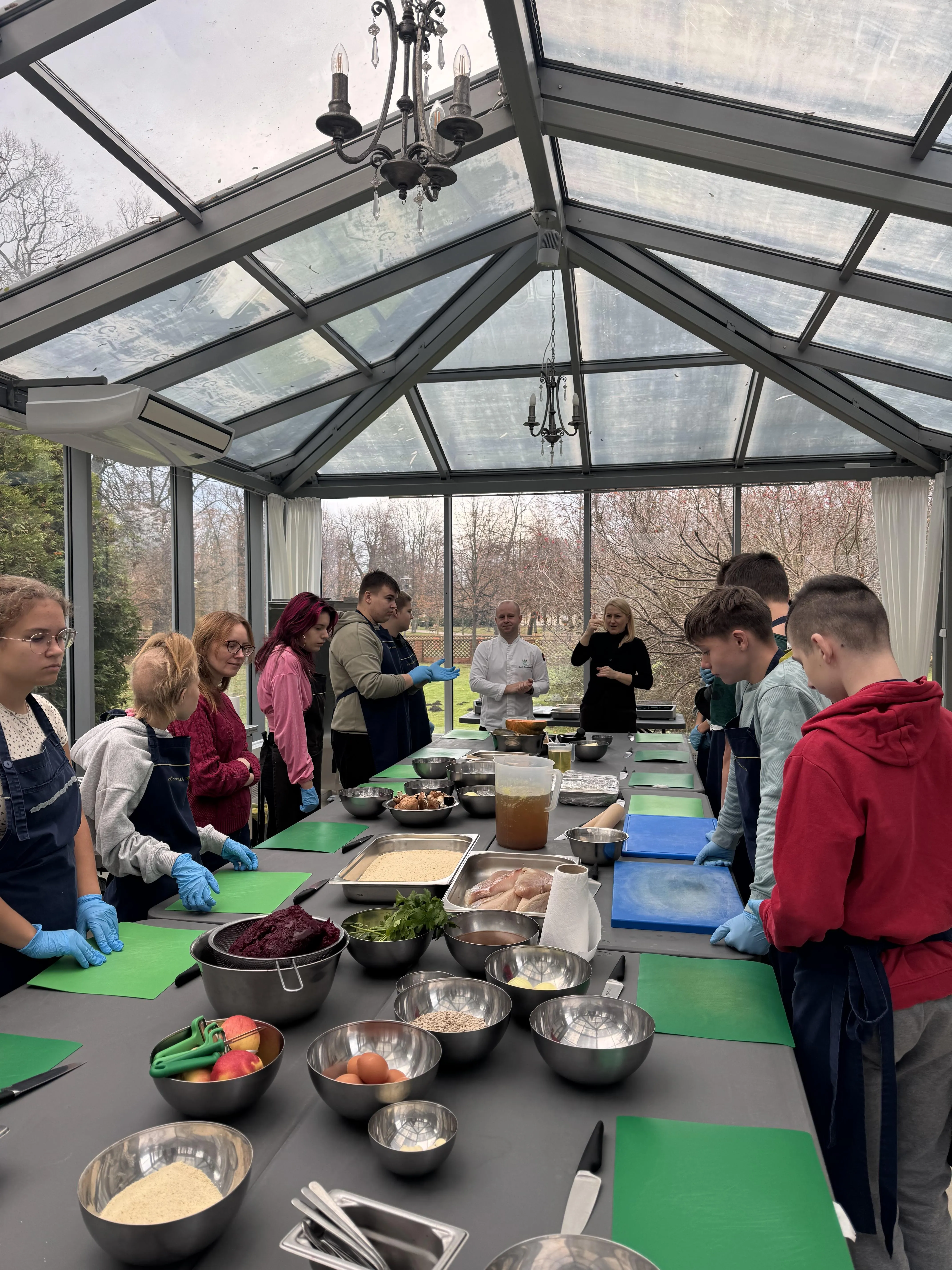 Warsztaty kulinarne w pałacu króla w Wilanowie
