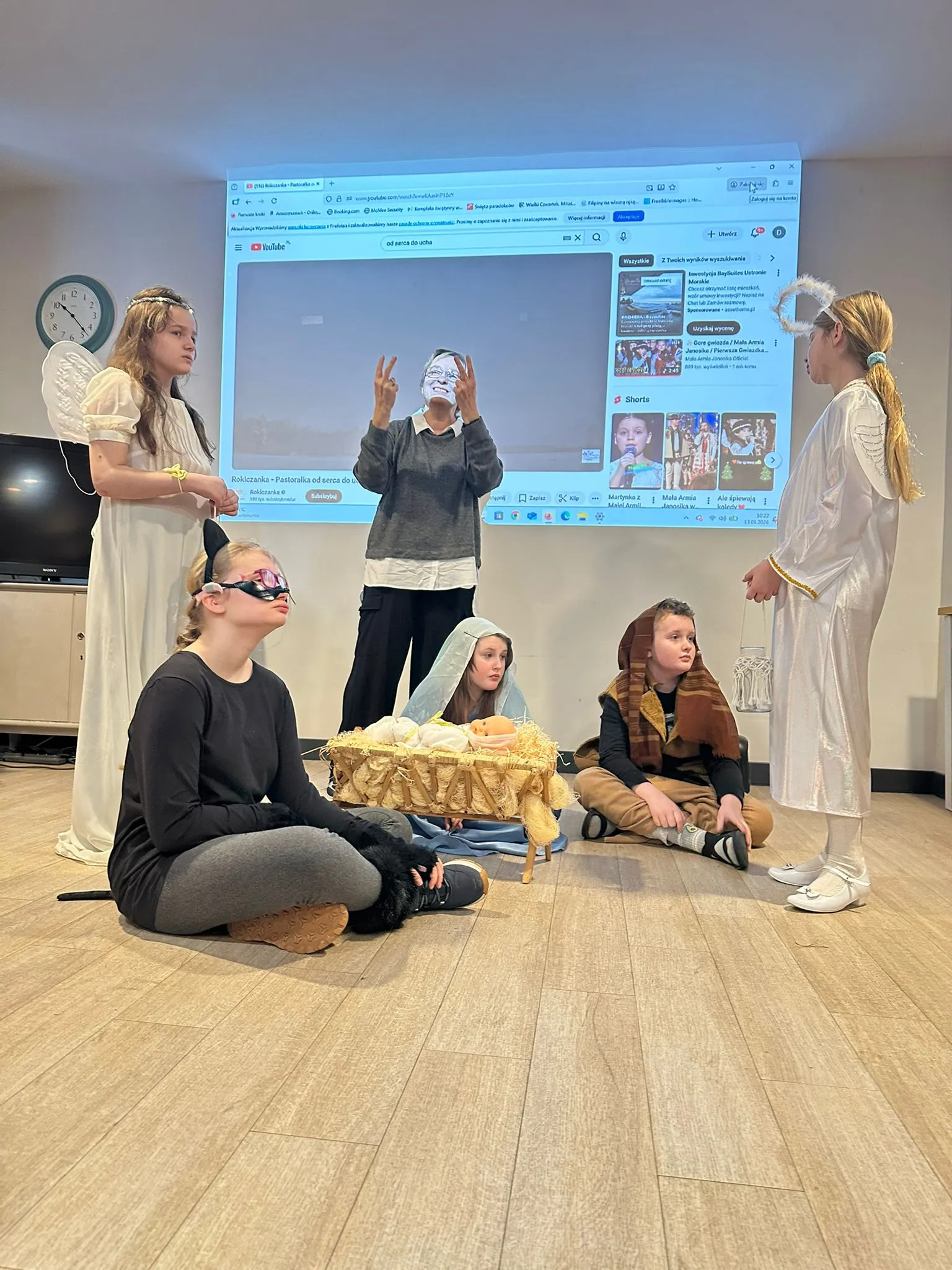 Występ jasełkowy uczniów IG dla seniorów