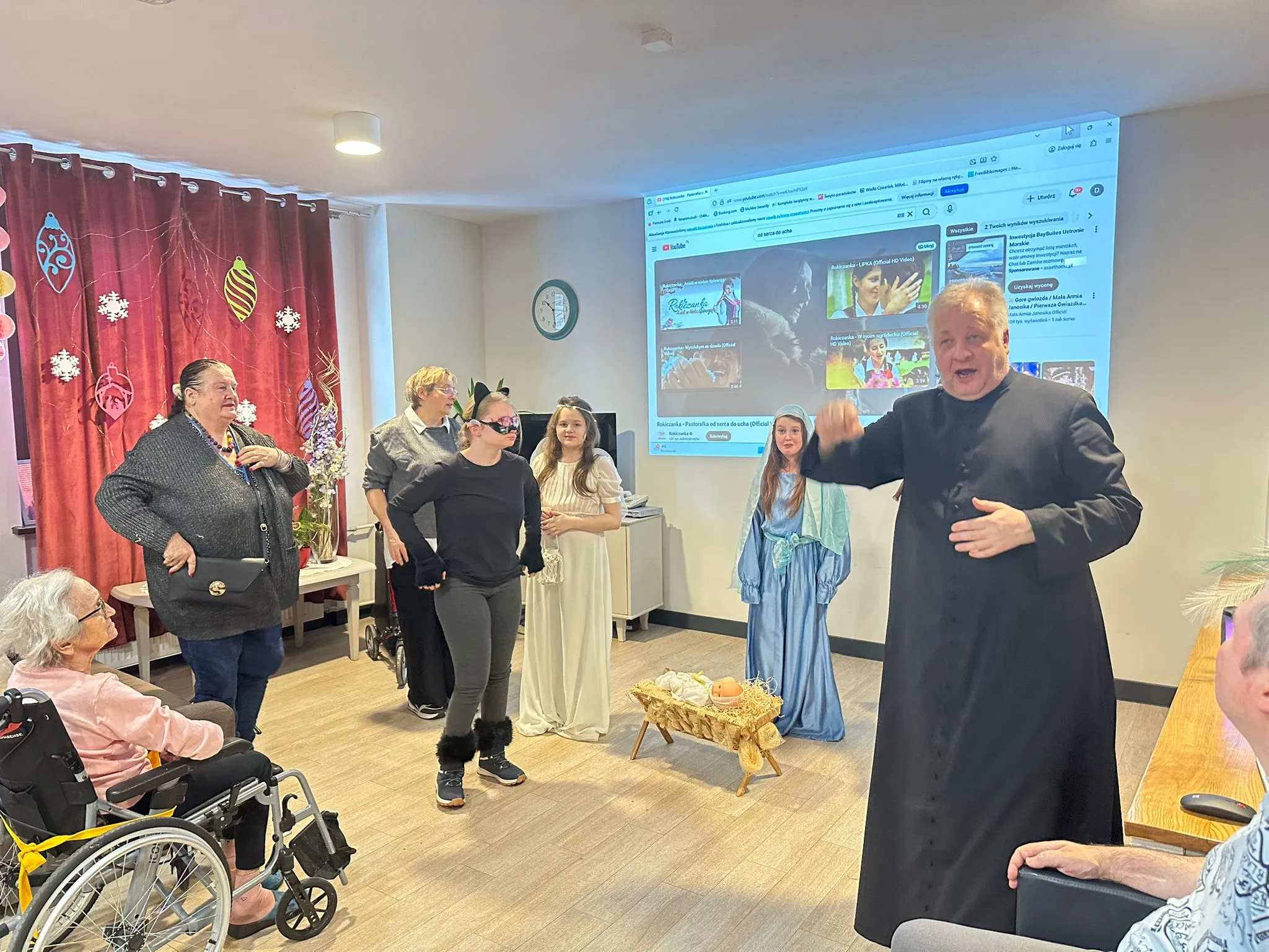 Występ jasełkowy uczniów IG dla seniorów