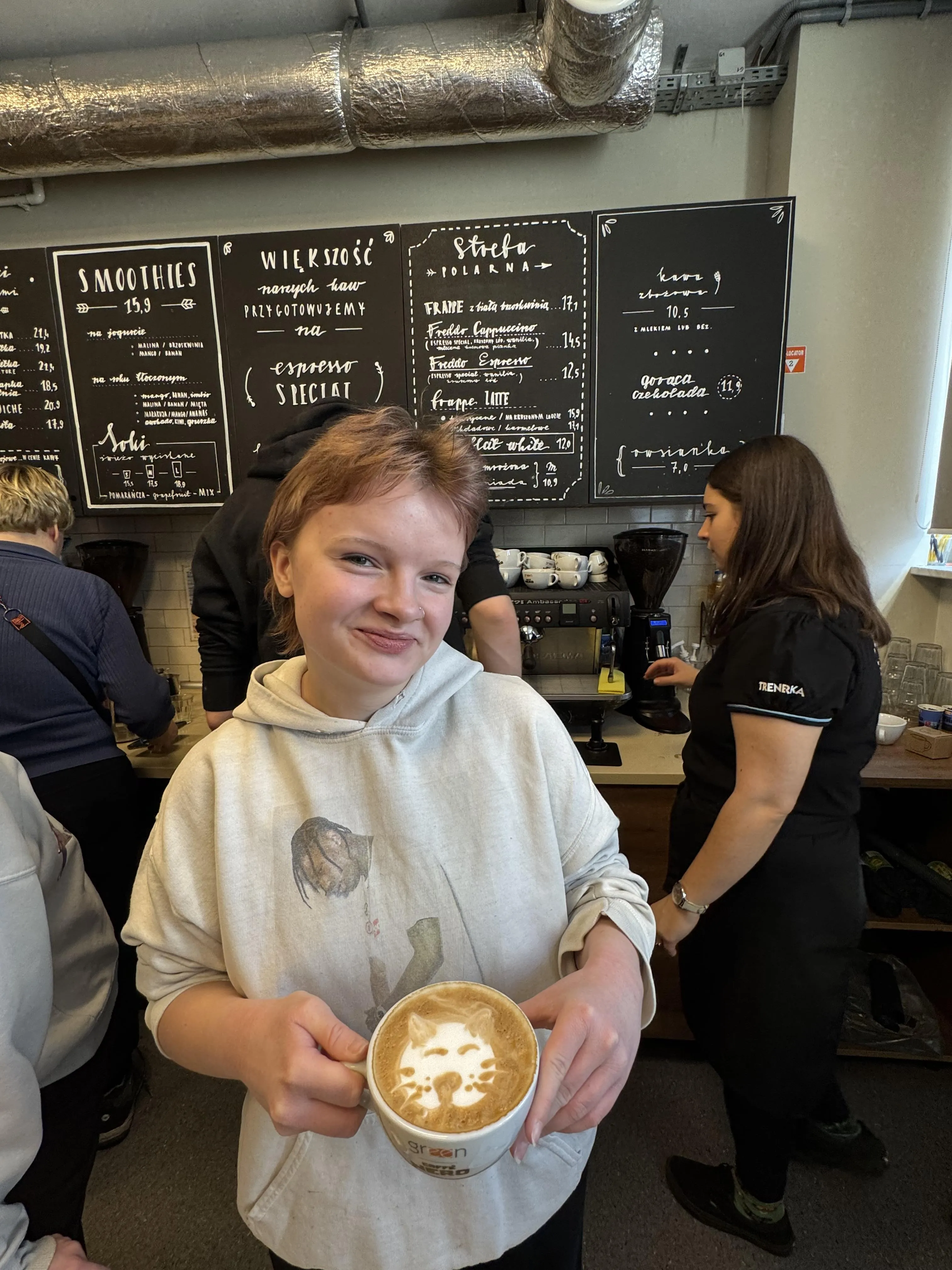 Warsztaty baristyczne w sieci kawiarni Green Caffè Nero