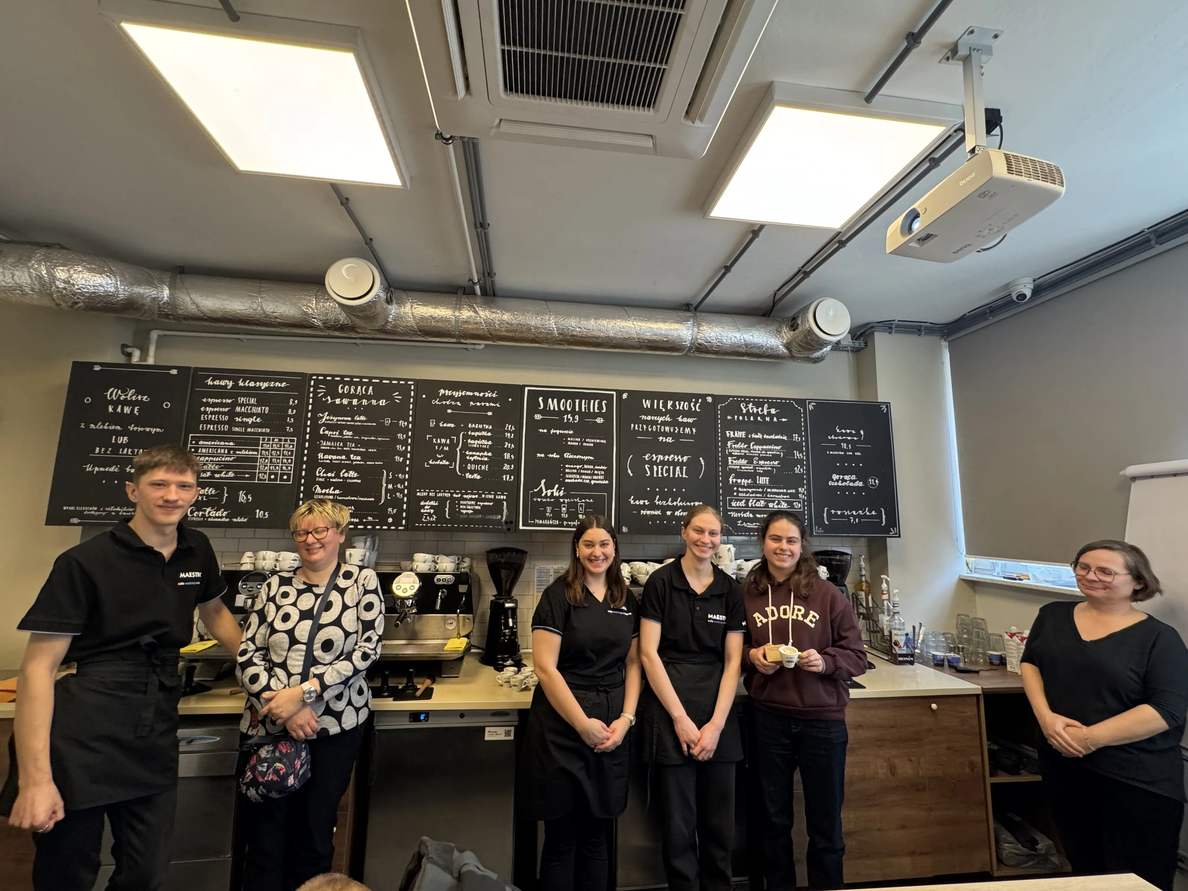 Warsztaty baristyczne w sieci kawiarni Green Caffè Nero