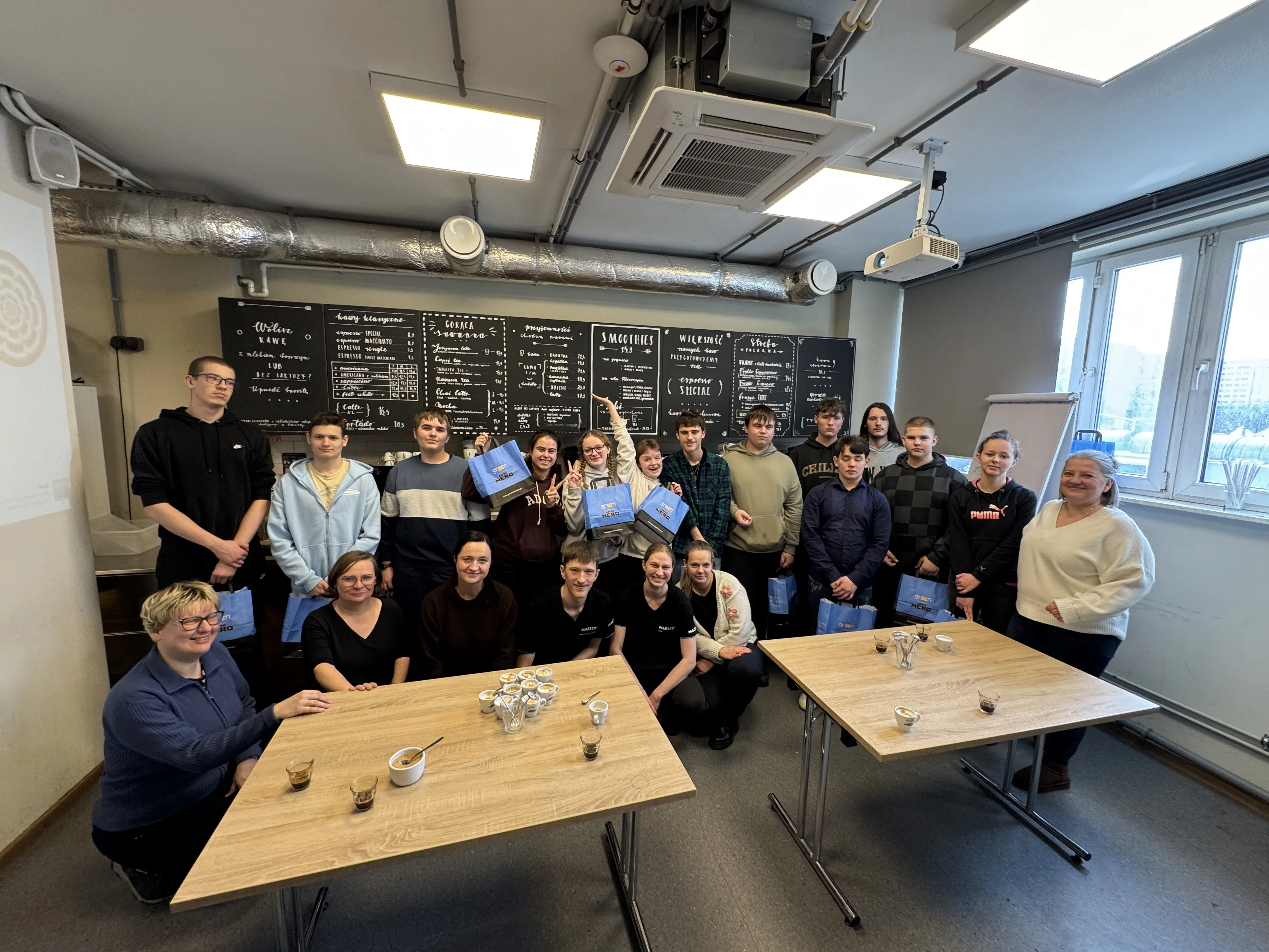 Warsztaty baristyczne w sieci kawiarni Green Caffè Nero