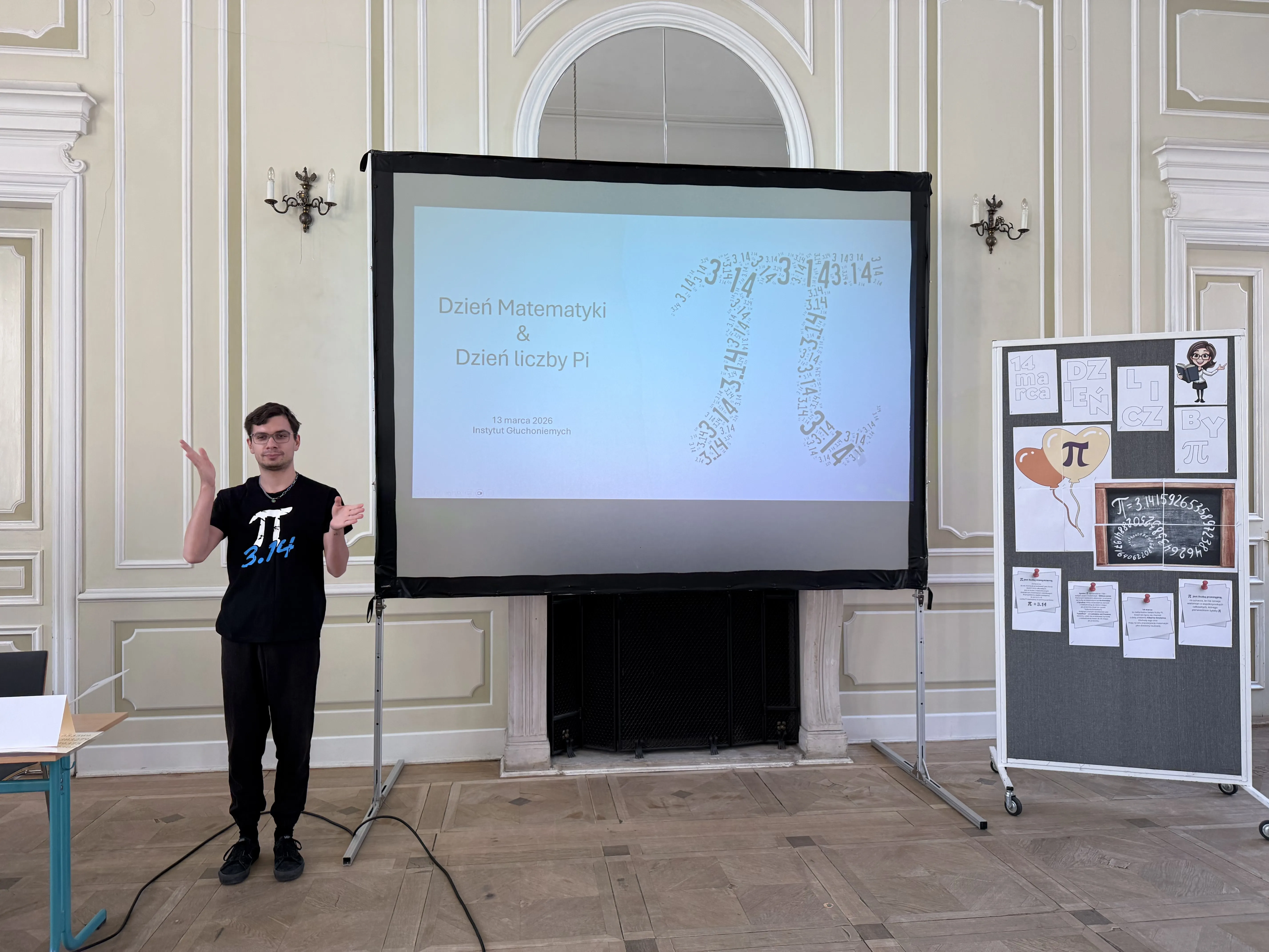 Dzień liczby Pi w Instytucie Głuchoniemych