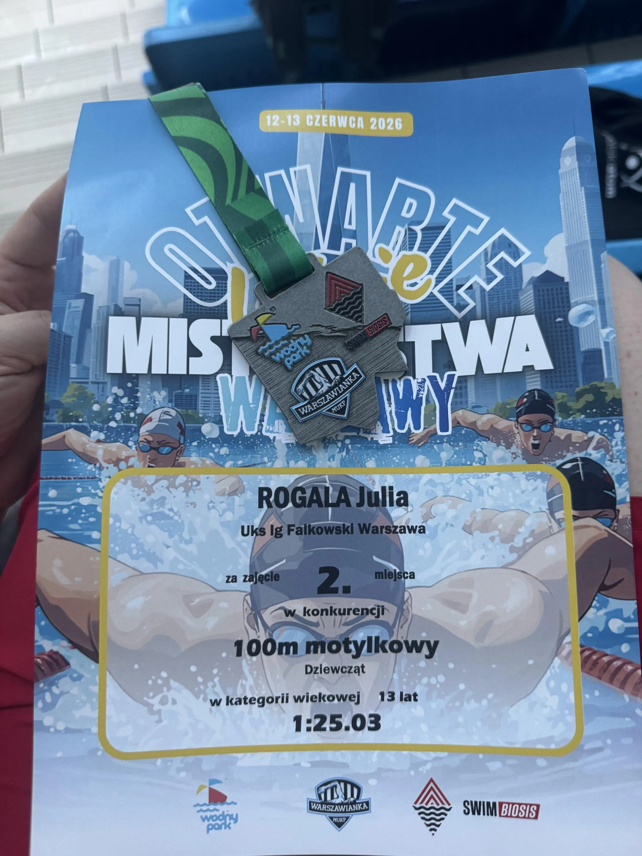 Otwarte Mistrzostwa Warszawy w pływaniu