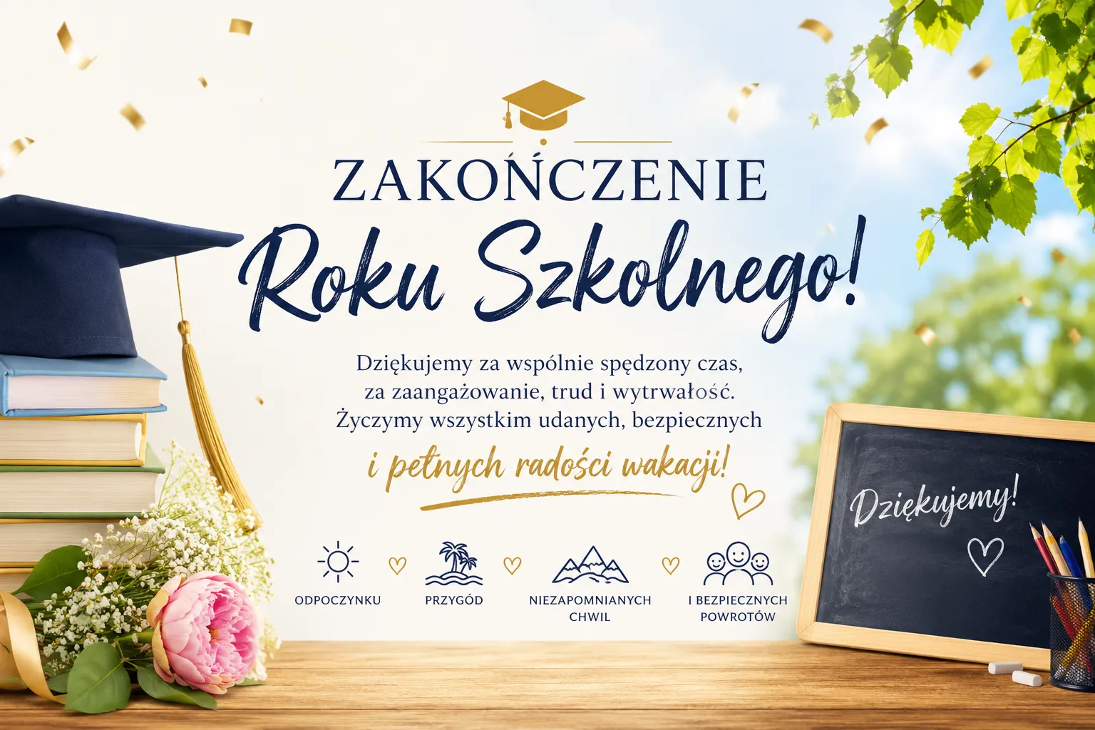 Uroczyste zakończenie roku szkolnego 